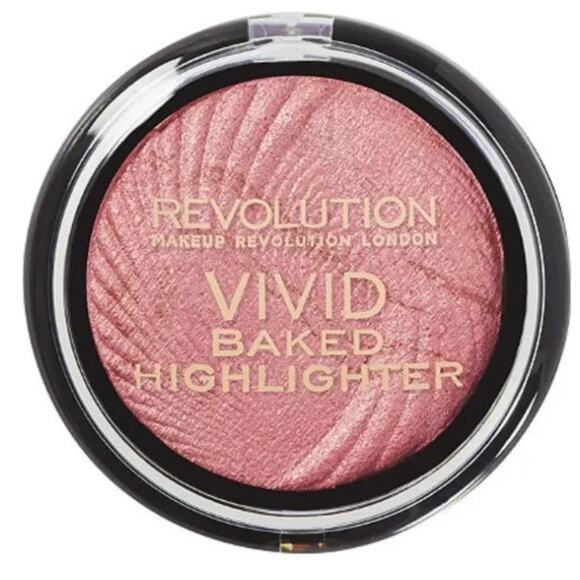 Revolution Vivid Baked Highlighter, Rose Gold Lights, NWT - Picture 1 of 3